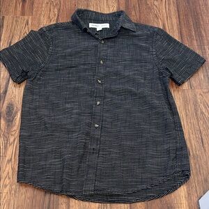 Old Navy Men's Dark Striped Button-Down Shirt